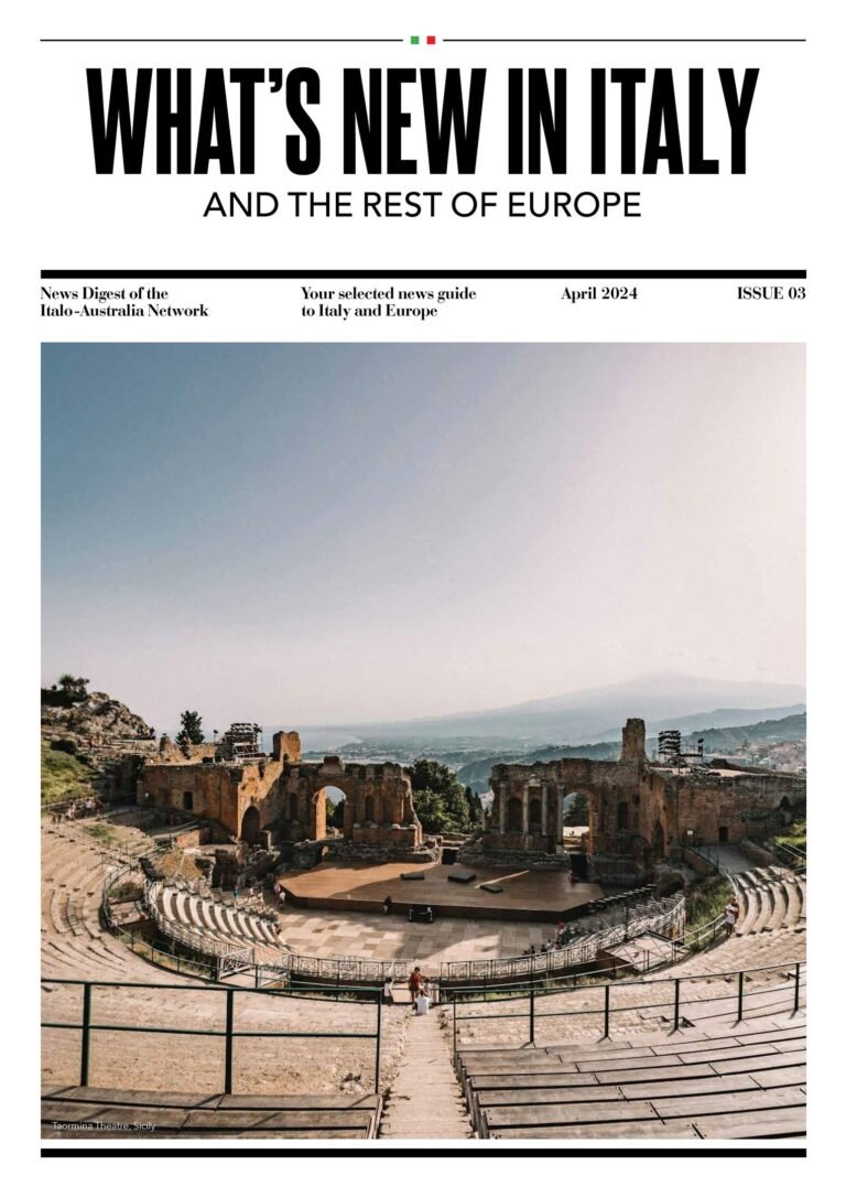 What's New In Italy magazine cover, April 2024 edition