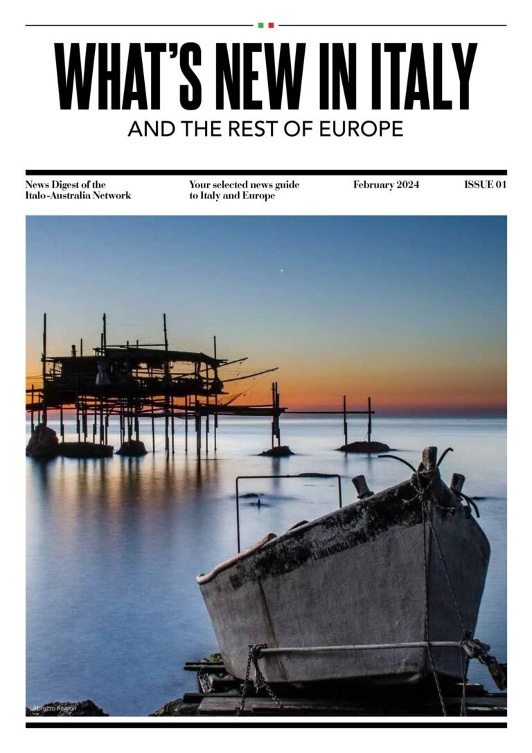 What's New In Italy magazine cover, February 2024 edition