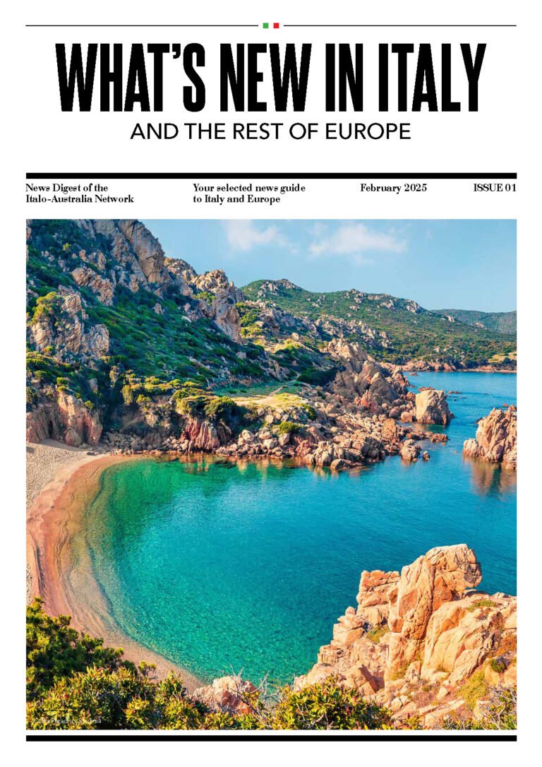 What's New In Italy magazine cover, February 2025 edition