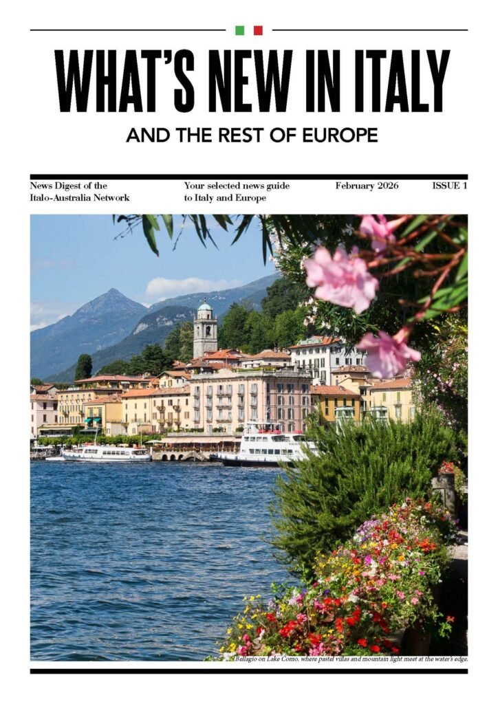 What's New In Italy magazine cover, February 2026 edition