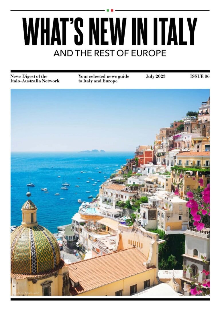 What's New In Italy magazine cover, July 2023 edition