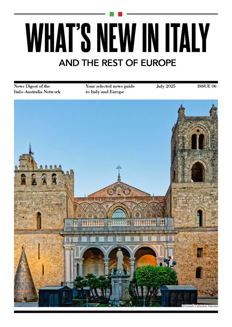 What's New In Italy magazine cover, July 2025 edition