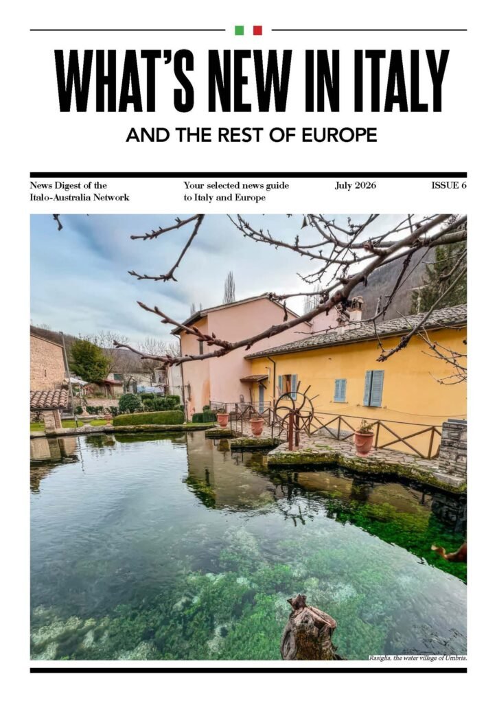 What's New In Italy magazine cover, July 2026 edition