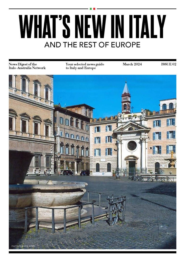 What's New In Italy magazine cover, March 2024 edition