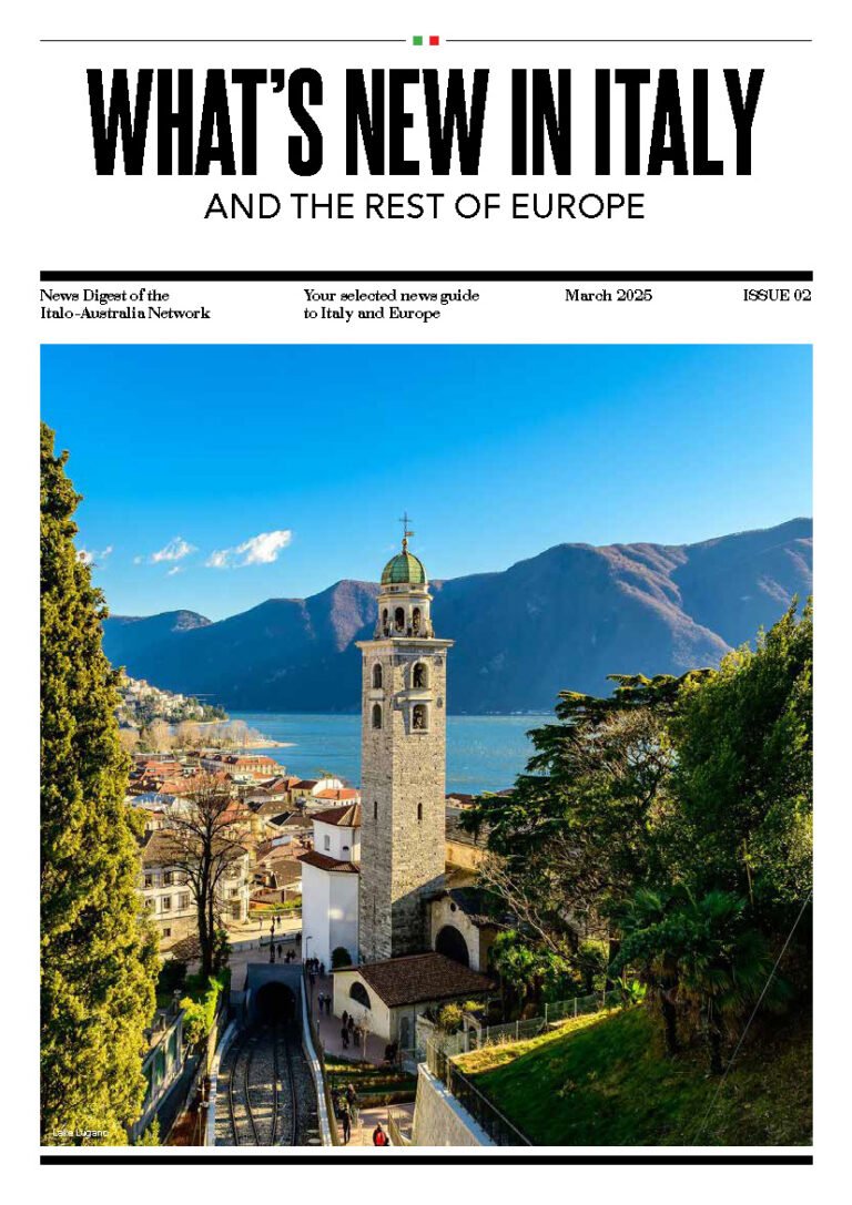 What's New In Italy magazine cover, March 2025 edition