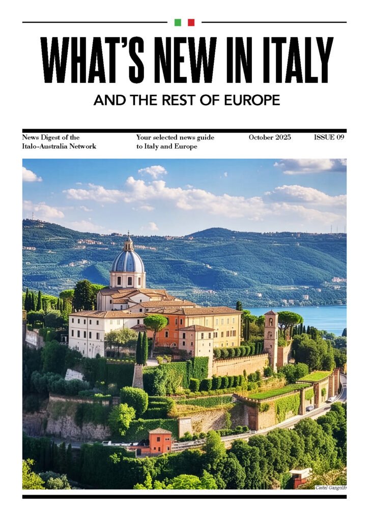 What's New In Italy magazine cover, October 2025 edition