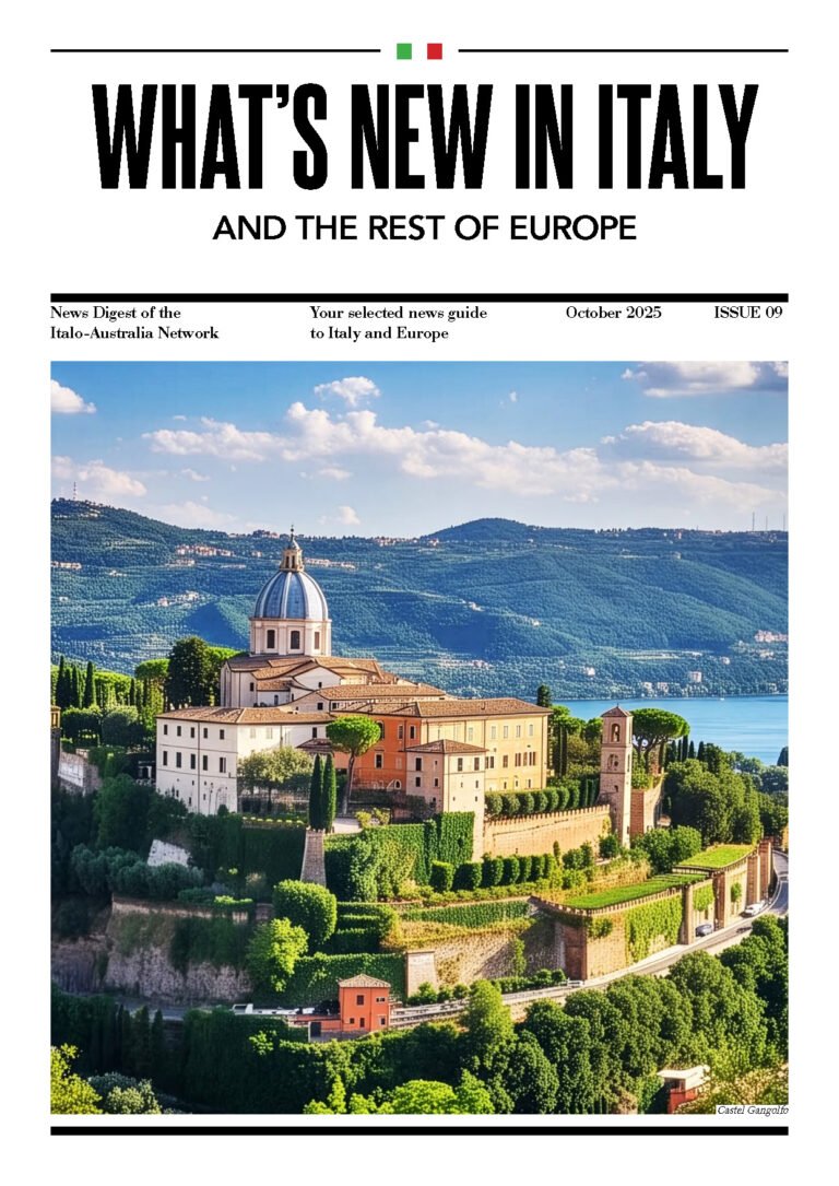 What's New In Italy magazine cover, October 2025 edition
