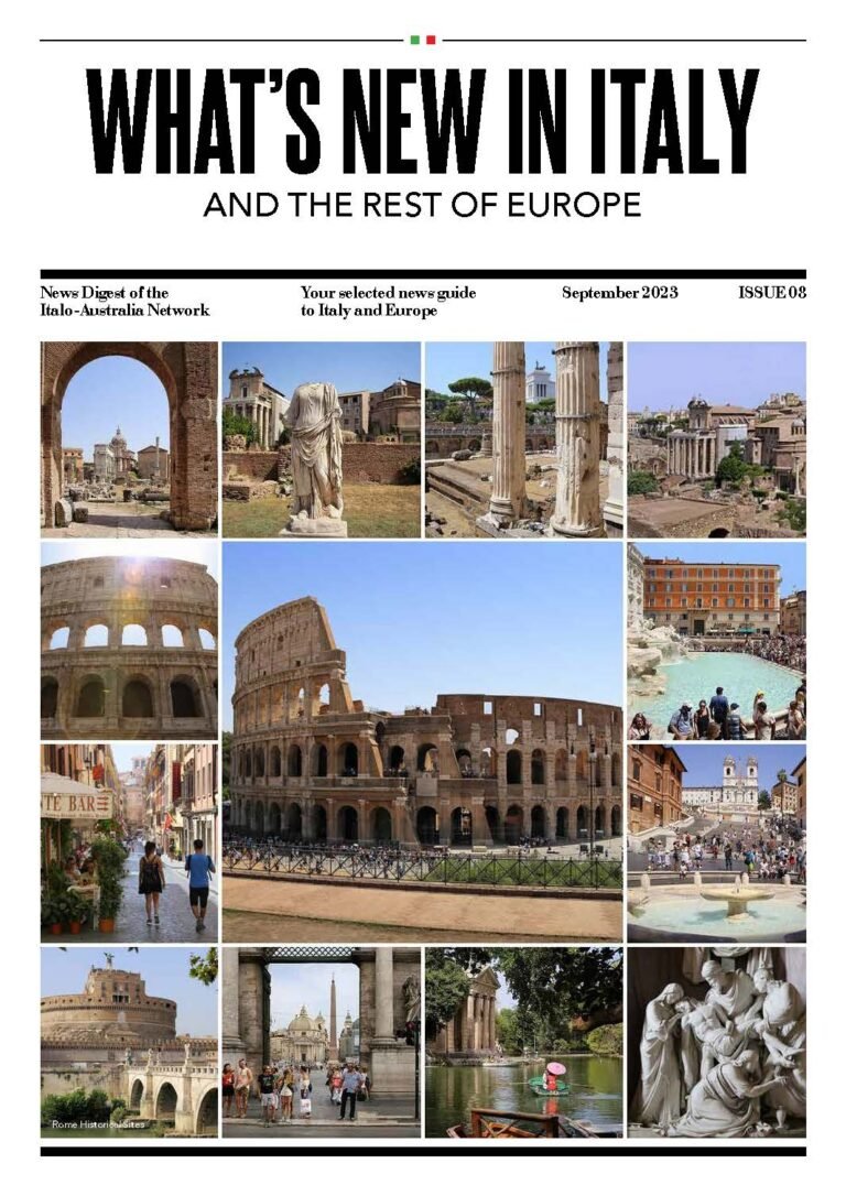 What's New In Italy magazine cover, September 2023 edition